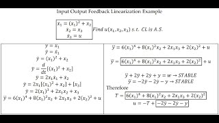 input output feedback linearization