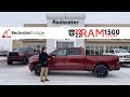 NEW 2022 Ram 1500 Sport Crew Cab 4x4 - Sport Appearance Hood | Stock # NR18167- Redwater Dodge