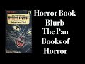 Horror Book Blurb - The Pan Book of Horror