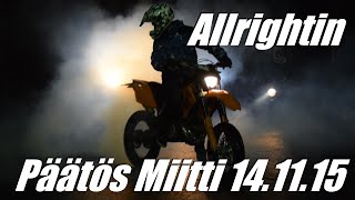 Allrightin Päätös Miitti 14.11.2015