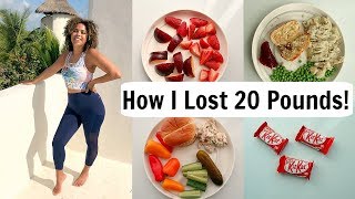 WHAT I EAT IN A DAY TO LOSE WEIGHT! Realistic Calorie Deficit!
