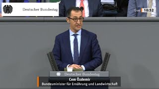 Minister Özdemir will neue Agrarpolitik