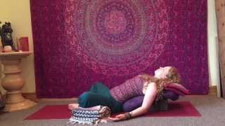 Supta Baddha Konasana with Becca Odom at Asheville Community Yoga