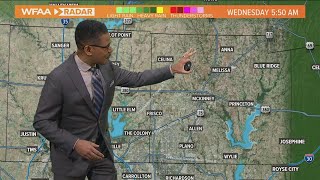 DFW weather: Storms quickly develop across North Texas on Wednesday morning