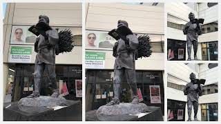 Ninomiya Kinjiro - Reading Farmer Statue in Little Tokyo (Los Angeles, California 2022)