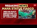 live chhatrapati shivaji maharaj statue collapses eknath shinde blames strong winds india today