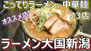 ダイジェスト編！こってりラーメン、中華麺！２０２２年１月～３月！新潟ラーメン巡り！