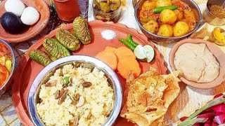 Noboborsho special recipe | Traditional Bengali Thali | Poila Baisakh Special Thali