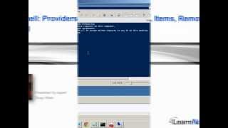 Intro to "PowerShell: Providers, Items, Remote Scripting" tutorial