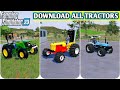 3 tractor ka link Fs23 k liya vo bhi free me || farming simulator 23 indian tractor mods