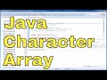 Learn Java - Exercise 16x - Reading Chars into Character Array