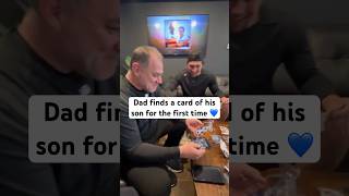 DAD pulls a card of his SON for the first time!! ❤️🥹