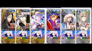 [FGO ネロ祭] 決勝 覇者級 オダチェンなし 6積 3ターン　モルガン 道満　宝具レベル１