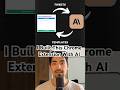 How I built this chrome extension with AI