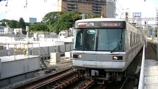 東京メトロ日比谷線中目黒駅に入線する03系第16編成