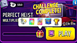 multiplier madness perfect heist solo challenge | match masters | medness solo today