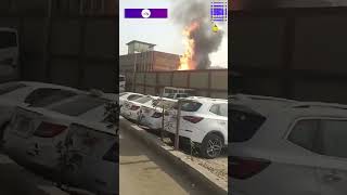 النار بتزيد - الغاز ولع في محطة الصرف الصحي بالمرج