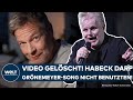 KANZLERKANDIDATUR: Herbert Grönemeyer zieht Schlussstrich! Robert Habeck muss Video löschen