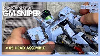 PG] RGM-79SP GM SNIPER [ USING FRAME - STRIKE ] - Head Part - Assemble  production video