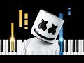 Marshmello & Anne-Marie - FRIENDS - Piano Tutorial