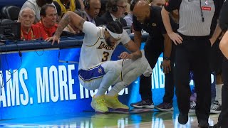 Anthony Davis in pain and can hardly walk after back injury in final game of sea