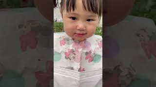 いちご狩りする1歳児【生後18ヶ月,赤ちゃん】Strawberry picking【Japanese baby】