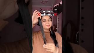 no more * SPLIT ENDS❌🫶🏻 #haircare #hairfall #haircareroutine #explore #snehakaushik #shorts #hair