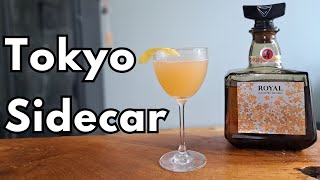 Tokyo Sidecar || Japanese Yuzu Sidecar Cocktail Recipe