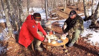 Elbasan Tava in Nature – Traditional Albanian Dish Cooked Outdoors