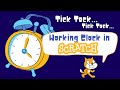 How to make a clock in Scratch | Scratch tutorial for beginners #howtomakeaclockinscratch