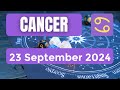 Cancer horoscope | Cancer Horoscope for Today 23 September 2024