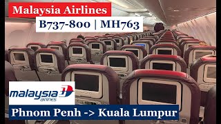 Malaysia Airlines - Phnom Penh (PNH) to Kuala Lumpur (KUL) - B737-800 Economy - Trip Report #040