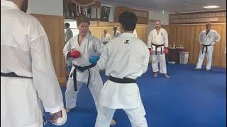 Sensei Toyama teaching at the JKS Headquarters in Tokyo (November 2024)