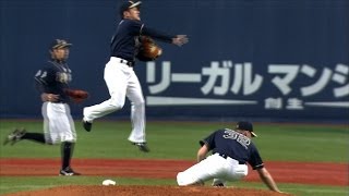 【飛んだ…】オリックス・平野恵一が軽快な守備で魅せた!!