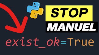 Stop Using if Not Checks! Simplify Folder Creation with os.makedirs()