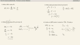 Kurs - matura 2025 - część 5 - procenty