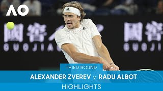 Alexander Zverev v Radu Albot Highlights (3R) | Australian Open 2022