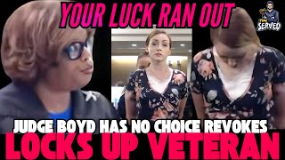 Judge Boyd Revokes \u0026 Sentences Veteran Whose Addiction Took Over Harshly! | 4K