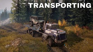 Snowrunner Transport A Suv | SMG Gameplay
