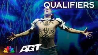 Oleksandr Leshchenko & Magic Innovations deliver a MIND-BLOWING act! | Qualifiers | AGT 2023