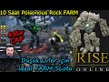 Rise Online 10 Saat Poisonous Rock Farm & Oyun KAPTANI 85 LV CAP Farmı