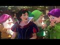 a magical visit by snow white and the 7 dwarfs disneyland