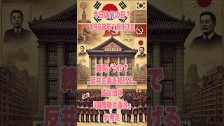 今日は何の日？ 1968年1月13日、韓国ソウルで反共主義を掲げる政治団体『国際勝共連合』が発足　　　　　　#歴史  #history