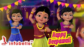 Happy Deepavali Kids Songs - ఆనందాన్ని తెచ్చిపెట్టింది | Telugu Rhymes for Children | Infobells