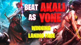 Yone VS Akali | How to beat Akali as Yone | Tips And Counters for Laning Phase