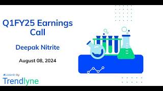 Deepak Nitrite Earnings Call for Q1FY25