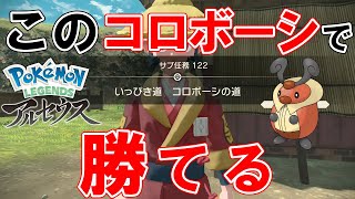 【サブ任務122】『いっぴき道コロボーシの道』攻略【ポケモンレジェンズアルセウス】