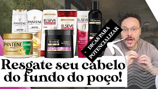 VERSÃO BARATINHOS - Produtos para RECUPERAR cabelos EXTREMAMENTE DANIFICADOS!