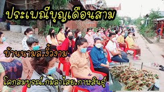 ประเพณีบุญเดือนสาม|บ้านนามล|งิ้วงาม|โคกสมบูรณ์.กมลาไสย