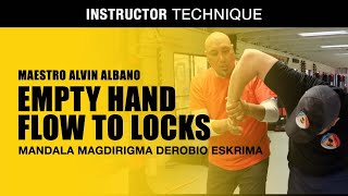 DEROBIO ESKRIMA HUBUD FLOW to JOINT LOCKS | FILIPINO MARTIAL ARTS | KALI | ARNIS